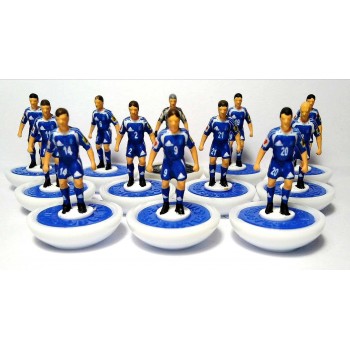 Subbuteo Andrew Table Soccer Greece 2004 European Champions on Classic Lightweight bases
